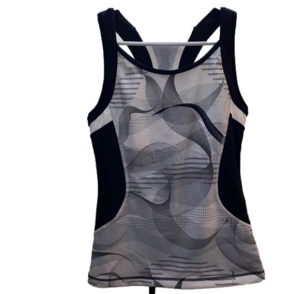 Razor Back Active Top  with Bra built inside - Picture 1 of 4